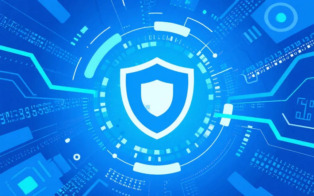 信息安全与隐私保护场景插画